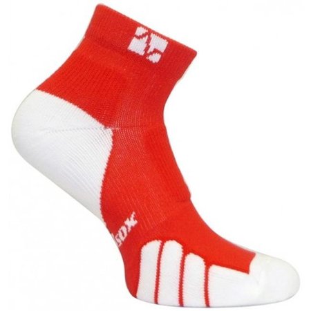 VITALSOX Vitalsox VT 1010T Tennis Color On Court Ped Drystat Compression Socks; Red - Small VT1010T_RD_SM